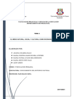 Conocimiento Del Medio Epistemologia