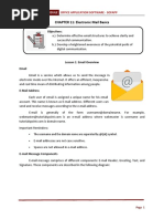 CHAPTER 11: Electronic Mail Basics: Objectives