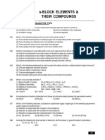 S-Block Elements & Their Compounds Review