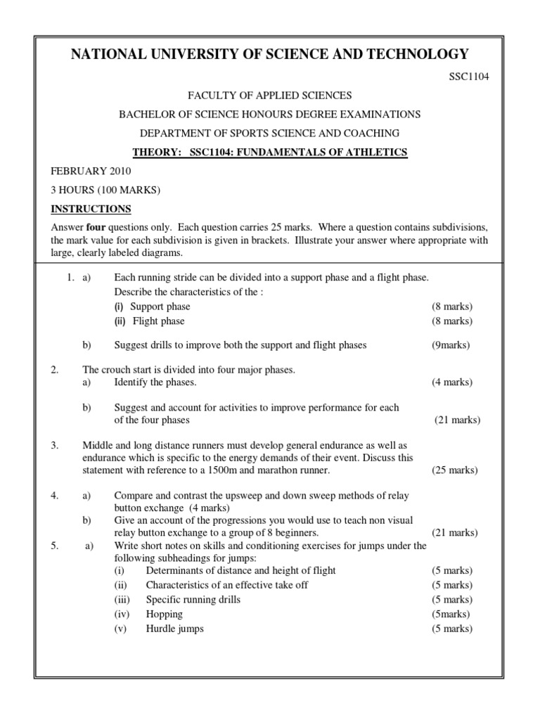 Developing Fundamental Movement Skills and EventSpecific Training