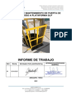 Informe de Mantenimiento de Puerta de Acceso A Plataforma GLP