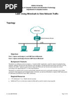 Lab4-Using Wireshark To View Network Traffic