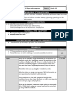 Program of Study Outcomes: Lesson Title/Focus Class LBHS MS 10 Signs and Symptoms Course Grade 10