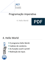 Hello World em C - Introdução à programação imperativa