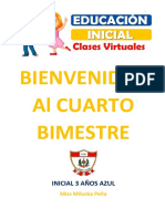 Cronograma de Actividades Semana Noviembre Inicial