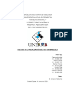 Analisis de La Recaudacion Del Islr en Venezuela