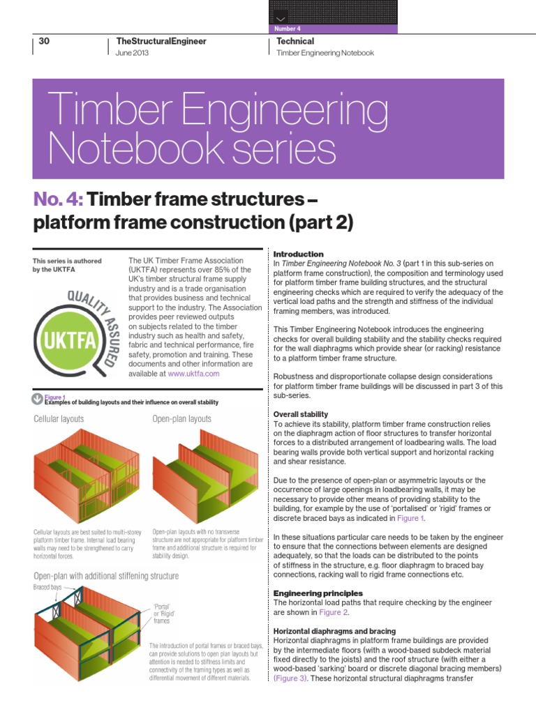 Timber Frame Construction Stability Guide | PDF | Framing (Construction ...