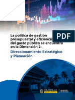 Política de Gestión Presupuestal y Eficiencia en El Gasto Público (Hacienda)