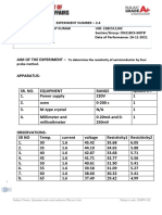 Experiment Number - 2.4 Student Name: PRASHANT KUMAR UID: 21BCS11102 Branch: BE - CSE Section/Group: ON21BCS-509'B' Semester: 1 Date of Performance: 26-11-2021 Subject Code: 21SPH-141