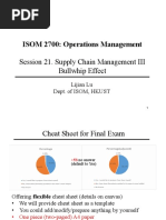 Session 21 - Supply - Chain - Management - III