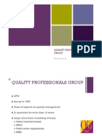 Quality Professionals Group: An Introduction