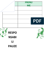 Tabel responsabili pauze