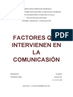 Factores Que Intervienen en La Comunicación - Alexis Gil