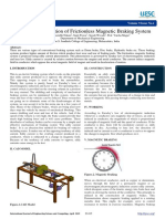 .Design and Fabrication of Frictionless Magnetic Braking System