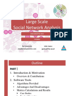 Large Scale Social Network Analysis Software Tools Tutorial