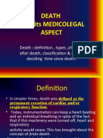 Death and Its Medicolegal Aspect