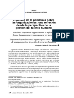 Impactos de La Pandemia Sobre Las Organizaciones (Control de Lectura)