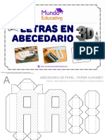 Abecedario-De-Papel 3D AZ Me360