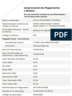 Comprovante de Pagamento de Boleto EIV Mexichem