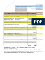 Planilla de Movilidad