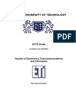 Gdańsk University of Technology: ECTS Guide