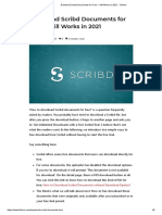 Download Scribd Documents for Free in 2021