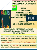 Presentación - E.d.no Homogéneos - Coeficientes Indeterminados