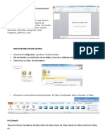 PowerPoint Audio y Video.