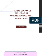 Plan de Accion de Igualdad de Oportunidades para Las Mujeres