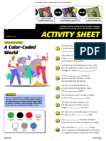 Activity Sheet: A Color-Coded World