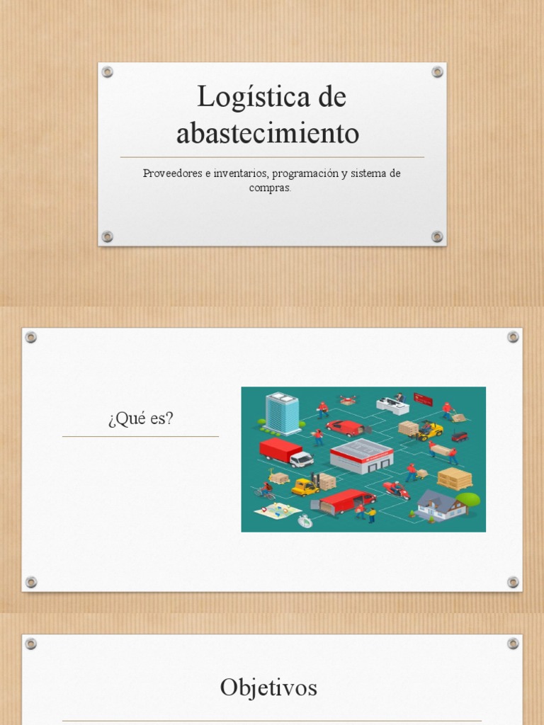 Logística de Abastecimiento y Proveedores | PDF | Logística | Procesos ...