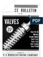 K-D Valve Service Bulletin