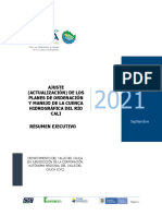Documento Resumen Del POMCA Río Cali -Septiembre 2021