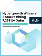 Hypergrowth Winners: 3 Stocks Riding 7,269%+ Gains: and An Exclusive "Hypergrowth" Worksheet!