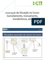 Alteração Situação Aluno Curso