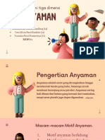 Karya Seni Tiga Dimensi: Anyaman