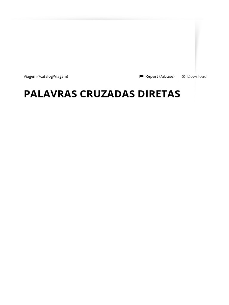 Palavras Cruzadas (Diretas) on the App Store