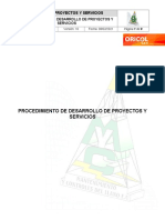 GPS-MYC-03-01 PROCEDIMIENTO DESARROLLO DE PROYECTOS Y SERVICIOS