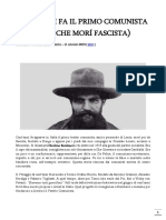 Veneziani Marcello - Cent'Anni Fa Il Primo Comunista Italiano (Che Morì Fascista)