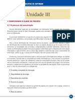 GERENCIAMENTO DE PROJETOS DE SOFTWARE Unidade III