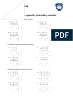 Material Practica - Segundo Medio - Ejercicios de Sistemas de Ecuaciones