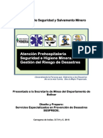 Propuesta - Minera - Atecion Prehospitalaria y Gestion Del Riesgo