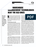 New Warehouse Management Technologies Beat The Olo Ones: TECH Rips