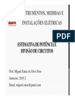 Aula 3 Estimativa+de+Potência+e+Divisão+de+Circuitos