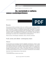 Cópia de Alimentação, Sociedade e Cultura - Temas Contemporaneos