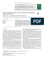 Long-term durability assessment of PVC-P waterproofing geomembranes through laboratory tests