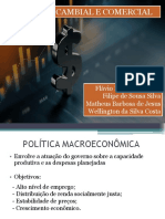 Apresentação Política Cambial e Comercial