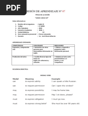 Sesion 7 Pdf Semantic Units Syntax