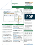 Excel 2013 Advanced Quick Reference