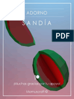 Adorno de Pedazo de Sandía